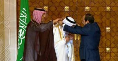 اهدای عالی ترین نشان مصر به پادشاه عربستان 