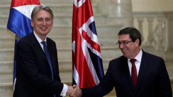 اولین سفر وزیر خارجه انگلیس پس از نیم قرن به کوبا