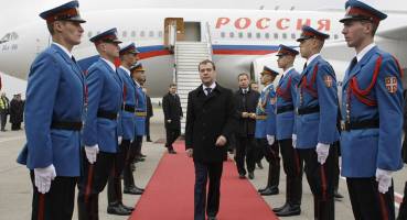 سفر نخست وزیر روسیه به صربستان