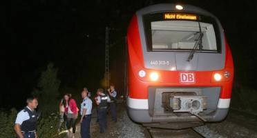 حمله فردی با تبر به مسافران قطاری در آلمان