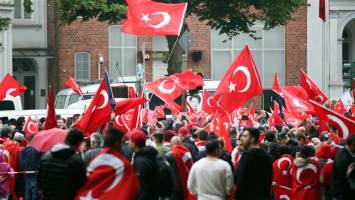 تظاهرات هواداران اردوغان در آلمان