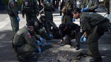 پلیس تایلند گفت رشته حملات به راه افتاده در این کشور بهم مرتبط اند
