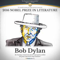نوبل ادبيات 2016 به « باب دیلن» آمریکایی رسيد