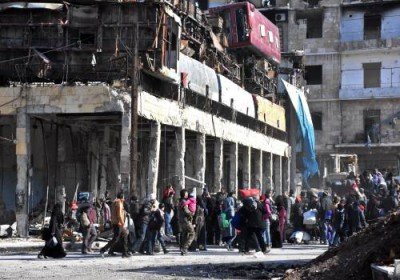 توافق درباره تخلیه شهر حلب 