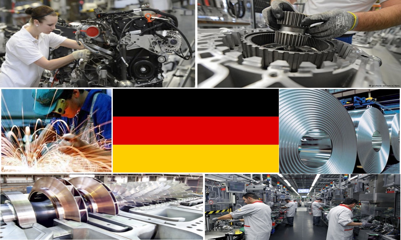 افزایش تولیدات صنعتی در آلمان 