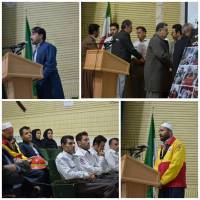 برگزاری مراسم گرامیداشت شهدای آتش نشان در شهر جوانرود