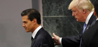گفت‌وگوی تلفنی رهبران مکزیک و آمریکا