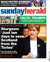 استورجن برای نجات اسکاتلند از شر محافظه‌کاران 10 روز فرصت  دارد