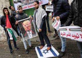 تظاهرات فلسطینی‌ها علیه تصمیم ترامپ درخصوص قدس