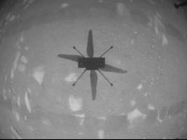 لحظه تاریخی پرواز موفقیت‌آمیز بالگرد ناسا در سیاره مریخ + تصویر